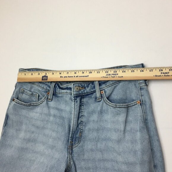 Old Navy Women's Jeans O.G. Loose Fit Straight Leg High Rise Light Wash size 12 - Picture 4 of 8